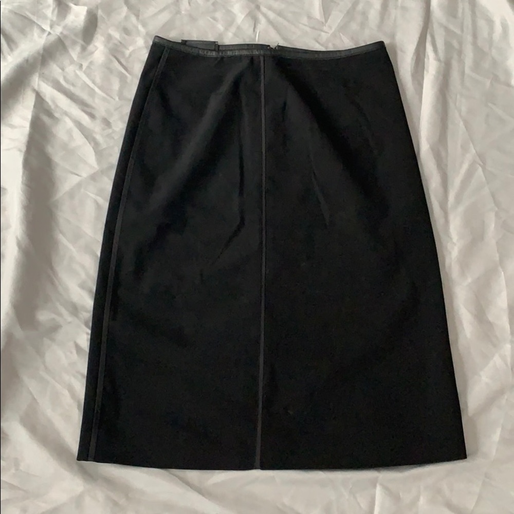 Authentic PRADA Skirt with Leather Lining